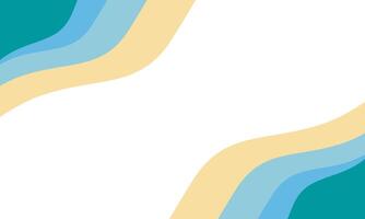 Abstract red wave corner for frame vector