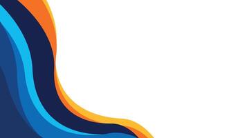 cool abstract wave corners for frames vector