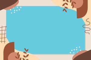 Brown and Pink Abstract Link Tree Background. vector