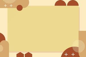 Yellow and Beige Abstract Link Tree Background. vector