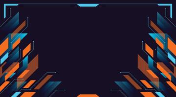Future Background with Polygon Symmetry Style with Modern Gradient with Cyber Style. vector