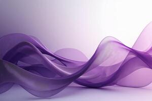 smooth flowing purple and pink abstract shapes creating a sense of movement and fluidity against a soft gradient white background photo