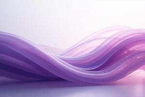smooth flowing purple and pink abstract shapes creating a sense of movement and fluidity against a soft gradient white background photo