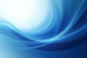 flowing blue wave like forms with intricate patterns The background is a gradient of light blue photo