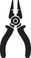 Simple and minimalist pliers icon. vector
