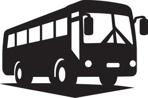 Side view of a bus vector