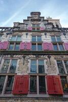 Delft, The Netherlands October 15, 2024. Close up from the historic Cityhall in Delft. photo