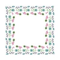 Floral frame. design element. vector