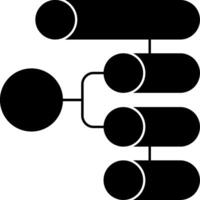 A family tree with four circles and two circles vector