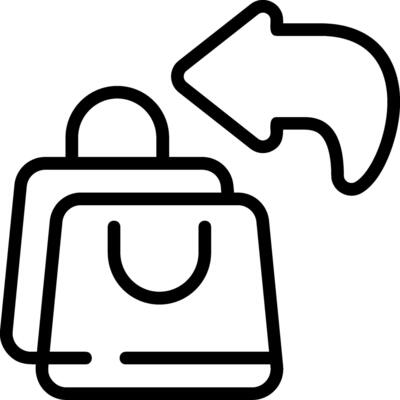 Returns Outline Style Icon