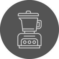 A blender icon on a gray background vector