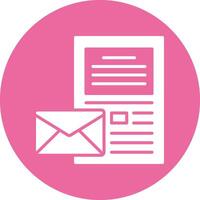 Email and envelope icon vector
