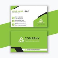 Modern Luxury Business Card Layout. Professional, minimalist editable design Template vector