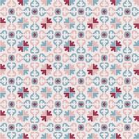 abstract pastel color ethnic pattern vector