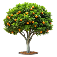 A tree with oranges on it png