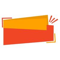 Label banner shop vector