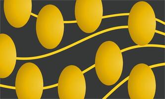 illustrator graphics of abstract background simple circles and lines pattern gold color vector