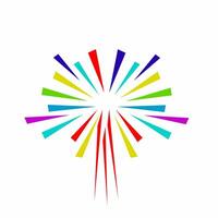 illustrator graphics of design elements colorful fireworks splashes vector