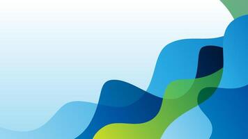 Abstract combine soft blue dynamic background vector