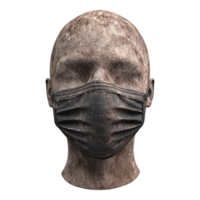 A man's head with a mask on it png