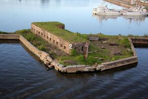 Kronstadt Russia 05 25 2022 . port city on the coast of the Gulf of Finland. photo