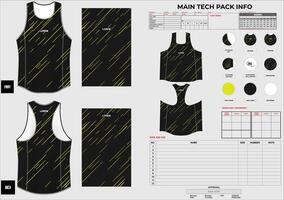 running jersey sublimation template vector