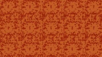 Textured abstract background in color of rust or terracotta. Pattern of small, irregular flecks. Distressed and aged appearance. Evokes rusted metal or corroded surface. Grunge effect, vintage style. vector