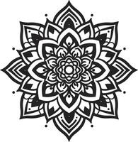 Sacred Curves Mandala vector