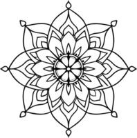 Outlined Mandala Patterns vector