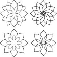Infinite Patterns Mandala vector