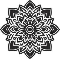 Simple Patterns Mandala vector