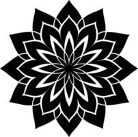 Starlight Cascade Mandala vector