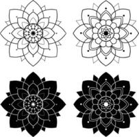 Infinite Patterns Mandalas vector