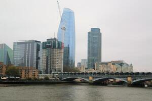A view of the River Thames in London photo