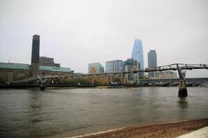A view of the River Thames in London photo