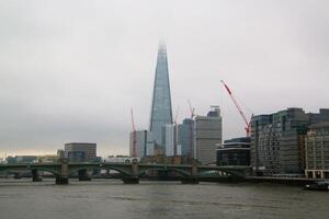 A view of the River Thames in London photo