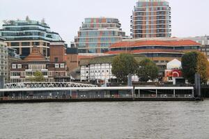 A view of the River Thames in London photo