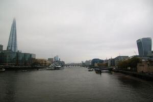 A view of the River Thames in London photo