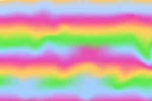 Holographic Rainbow Waves with Neon Gradient in Soft Pastel Flow Pattern vector