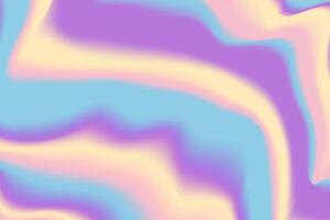 Abstract Holographic Pastel Gradient Background with Fluid Shapes and Smooth Transitions vector
