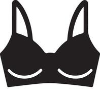 Bra Icon Symbol Design Illustration vector