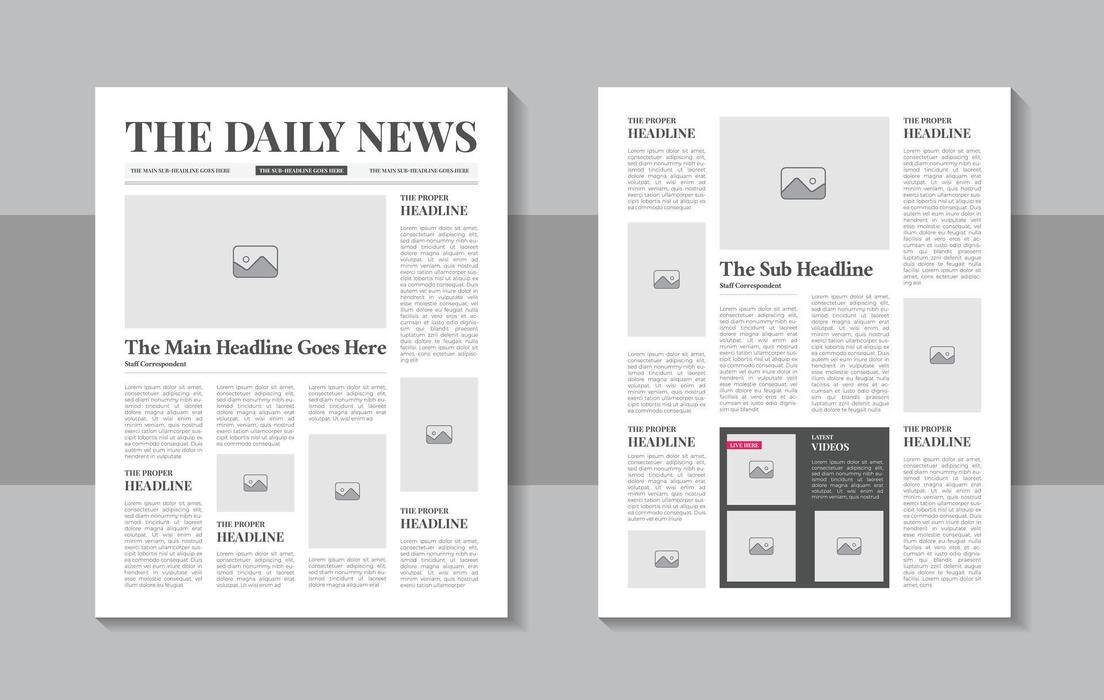 Newspaper Border Vector Art Icons and Graphics for Free Download