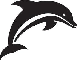 Elegant Dolphin Leaping Design for Projects vector