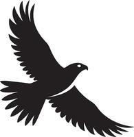 Dynamic Falcon Silhouette Image for Branding vector