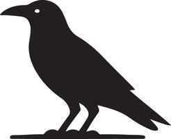 High Quality Crow Silhouette Image Collection vector