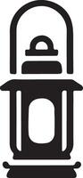 Minimalist Lantern Silhouette for Websites vector