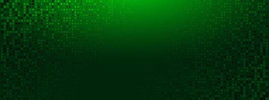 abstract dark green background with halftone gradient vector