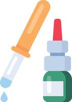 Dropper and nasal spray are essential tools for delivering precise doses of medication directly into the nose or other areas, ensuring effective treatment vector