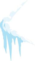 Icicles melting and dripping as winter transitions to spring, showcasing the beauty of changing seasons with delicate crystalline structures transforming from frozen to liquid vector