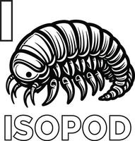 I am iosod coloring page vector
